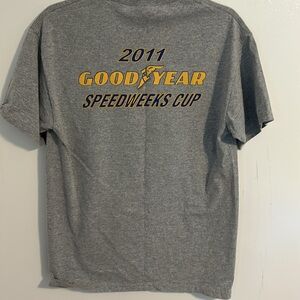 Good Year Wings Racing Gray T-Shirt Size M